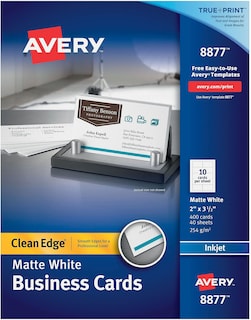 Foto 1 | Tarjeta De Presentación Avery Ave8877 True Print Clean Edge - Venta Internacional.