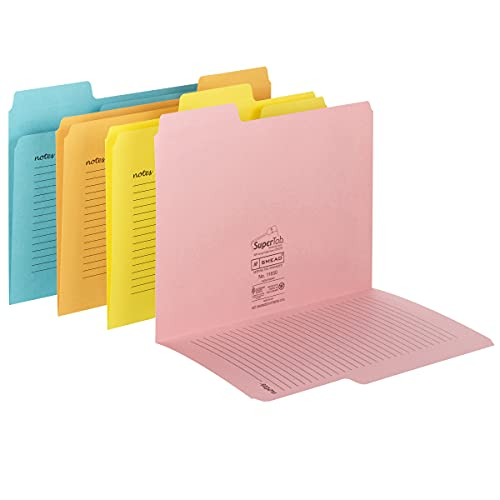 Foto 3 | Carpeta De Archivos Smead Supertab Notes Con Lengüeta Sobredimensionada De 1/3 - Venta Internacional.