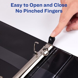 Foto 4 | Anillo Pesado Ezd De 2 Pulgadas Con Un Solo Toque De Binder Avery, Negro - Venta Internacional.