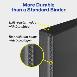 Foto 3 | Binder Avery Durable, 3 Anillas, 1 Anillas Inclinadas, Azul, 220 Hojas - Venta Internacional.