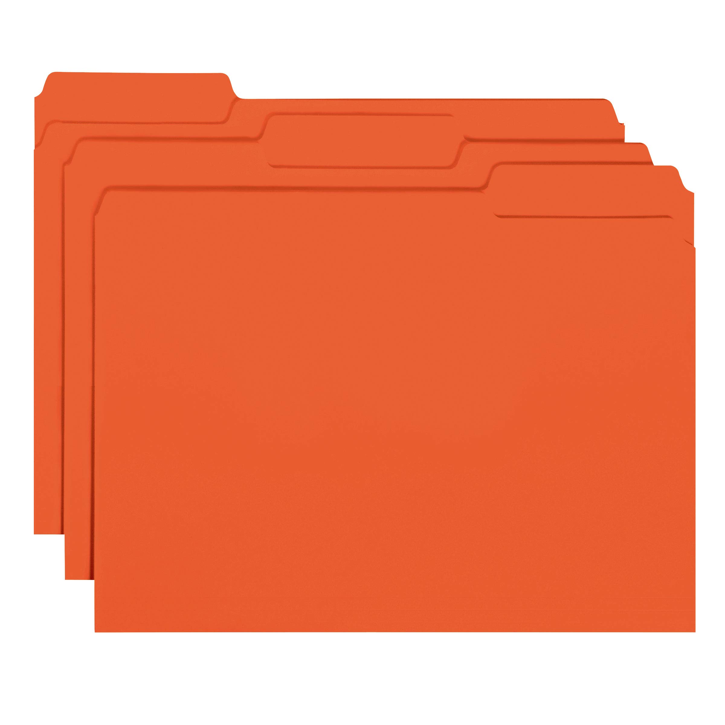 Foto 5 pulgar | Carpeta De Archivos Smead Interior Con Pestaña Cortada De 1/3, Tamaño Carta, Naranja X100 - Venta Internacional.