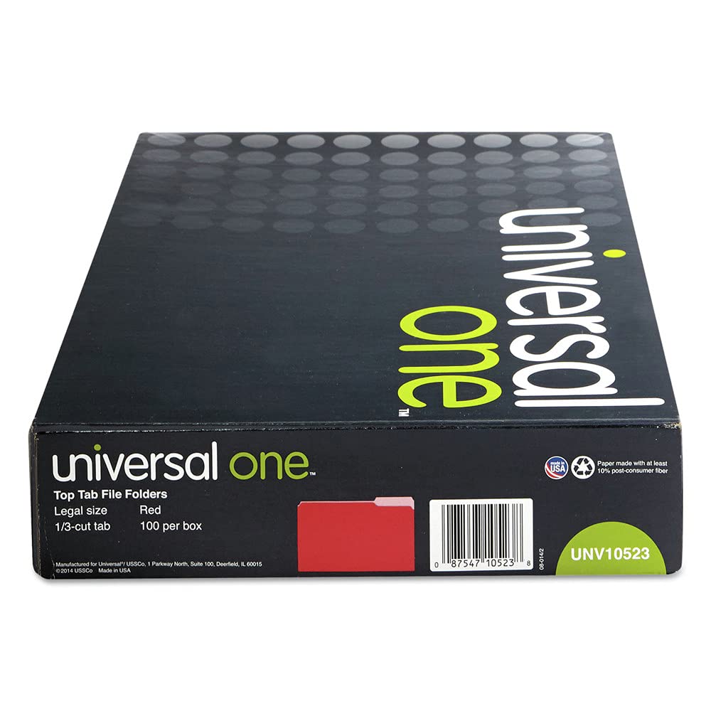Foto 3 | Carpetas De Archivo Universales 10523 Con Corte De 1/3, Una Sola Capa, Con Lengüeta Superior Legal - Venta Internacion