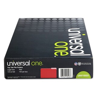 Foto 3 | Carpetas De Archivo Universales 10523 Con Corte De 1/3, Una Sola Capa, Con Lengüeta Superior Legal - Venta Internacion