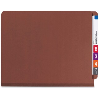 Foto 5 | Carpeta Smead, 100% Reciclada, Con Lengüeta En Los Extremos, De Cartón Prensado, Color Rojo - Venta Internacional.