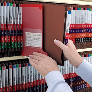 Foto 6 | Carpeta Smead, 100% Reciclada, Con Lengüeta En Los Extremos, De Cartón Prensado, Color Rojo - Venta Internacional.