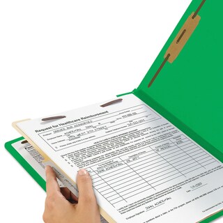 Foto 2 | Carpeta De Archivos De Clasificación Untada Con 1 Separador, Letra Verde - Venta Internacional.