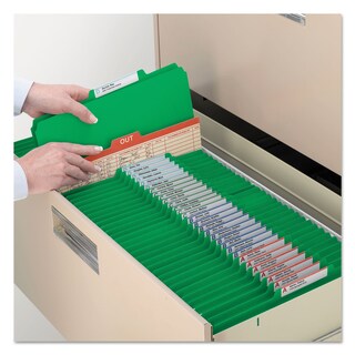 Foto 3 | Carpeta De Archivos De Clasificación Untada Con 1 Separador, Letra Verde - Venta Internacional.