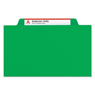Foto 6 | Carpeta De Archivos De Clasificación Untada Con 1 Separador, Letra Verde - Venta Internacional.