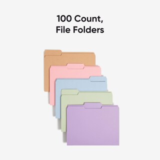 Foto 3 | Carpetas Para Archivos Smead, Tamaño Carta, Tamaño Carta, Tamaño Carta, 100 Unidades - Venta Internacional.
