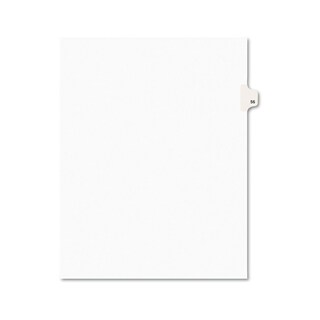 Foto 1 | Separador Legal Avery 01056, Título De 56 Letras, Blanco, 25 Unidades - Venta Internacional.