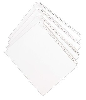 Foto 6 | Divisores De Exhibición Legales, Estilo Avery Allstate, 6, 8.5 X 11 Pulgadas, 25 Unidades - Venta Internacional.