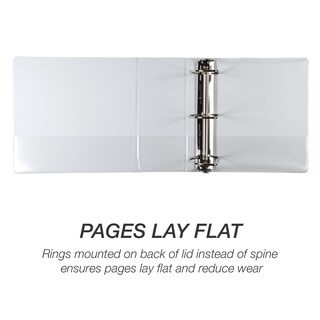 Foto 4 | Binder Samsill Durable, 5 Pulgadas, 3 Anillos, Blanco, Paquete De 2, 1050 Páginas - Venta Internacional.