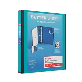 Foto 1 | Binder Staples 651742, 3 Anillos, Mejor, 1.5 Pulgadas, Verde Azulado - Venta Internacional.