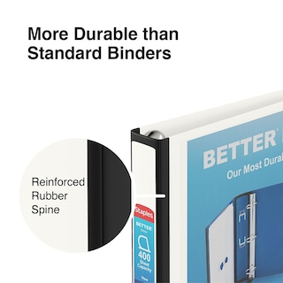 Foto 5 | Anillas En D Better View De Binder Staples, 1.5 Pulgadas, Blancas - Venta Internacional.