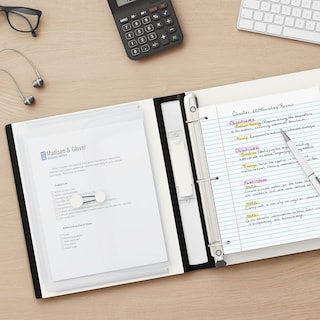 Foto 6 | Anillas En D Better View De Binder Staples, 1.5 Pulgadas, Blancas - Venta Internacional.