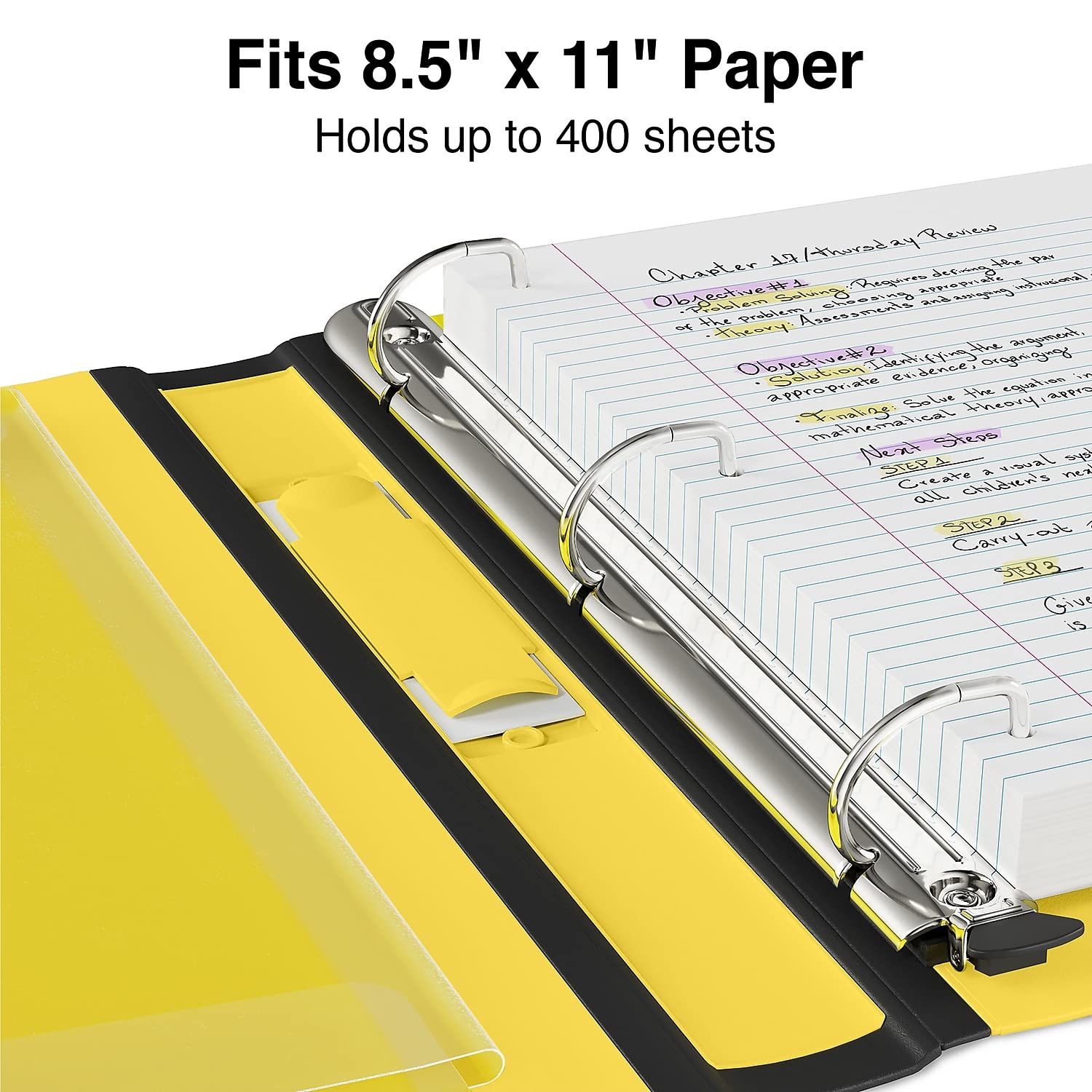 Foto 5 pulgar | Binder Staples 827605 Better D-ring, 1.5 Pulgadas, Color Amarillo - Venta Internacional.