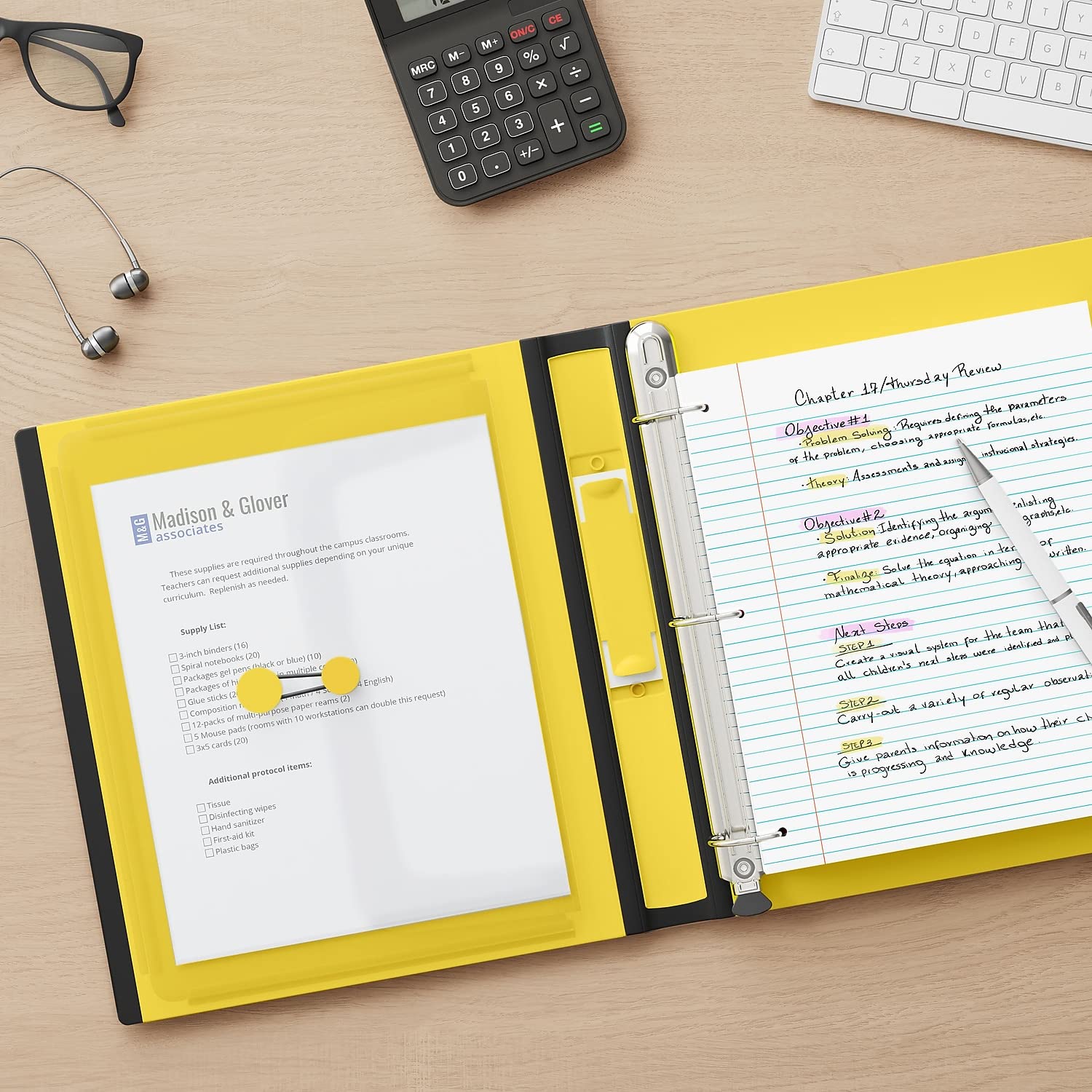 Foto 6 | Binder Staples 827605 Better D-ring, 1.5 Pulgadas, Color Amarillo - Venta Internacional.