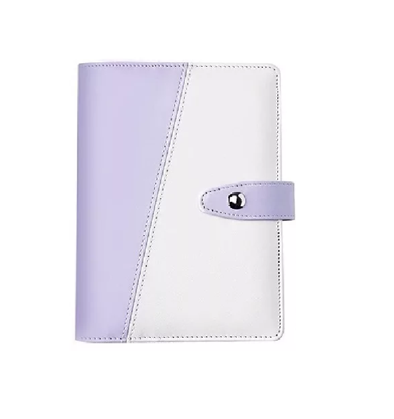 Foto 2 pulgar | Libreta de Piel Cuaderno de Carpetas BELUG color Morado con Blanco