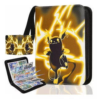 Foto 3 | Tarjetero Pokémon Yugioh 4 Bolsillos Tarjetas Álbum 520 Negoro Pikachu