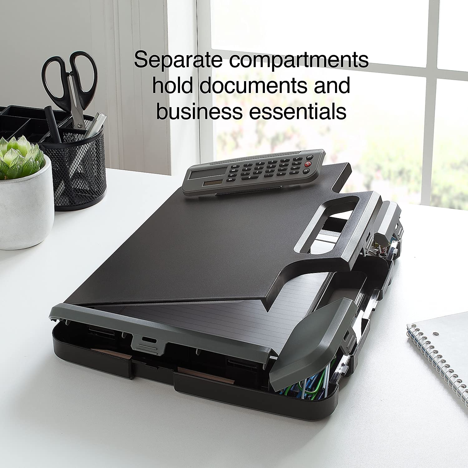 Foto 6 | Clipboard Staples 1671416 Portátil Con Calculadora Negra - Venta Internacional.