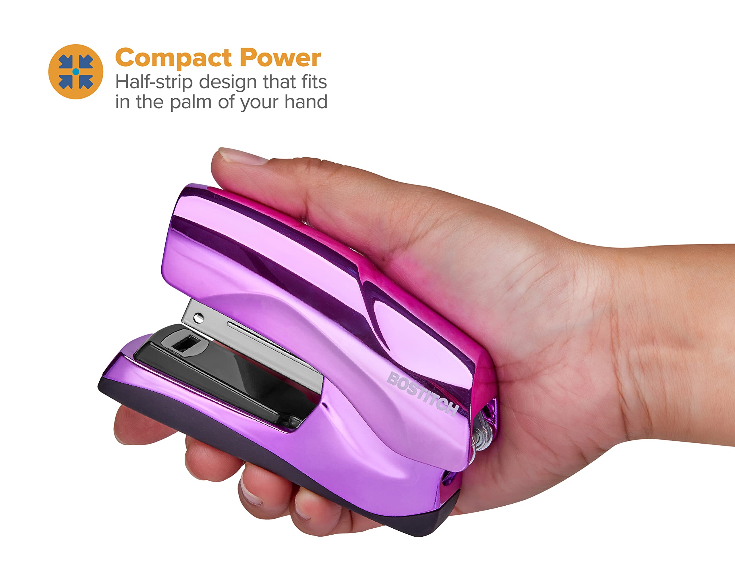 Foto 5 pulgar | Grapadora Bostitch Office Heavy Duty Con Capacidad Para 40 Hojas, Color Morado - Venta Internacional.