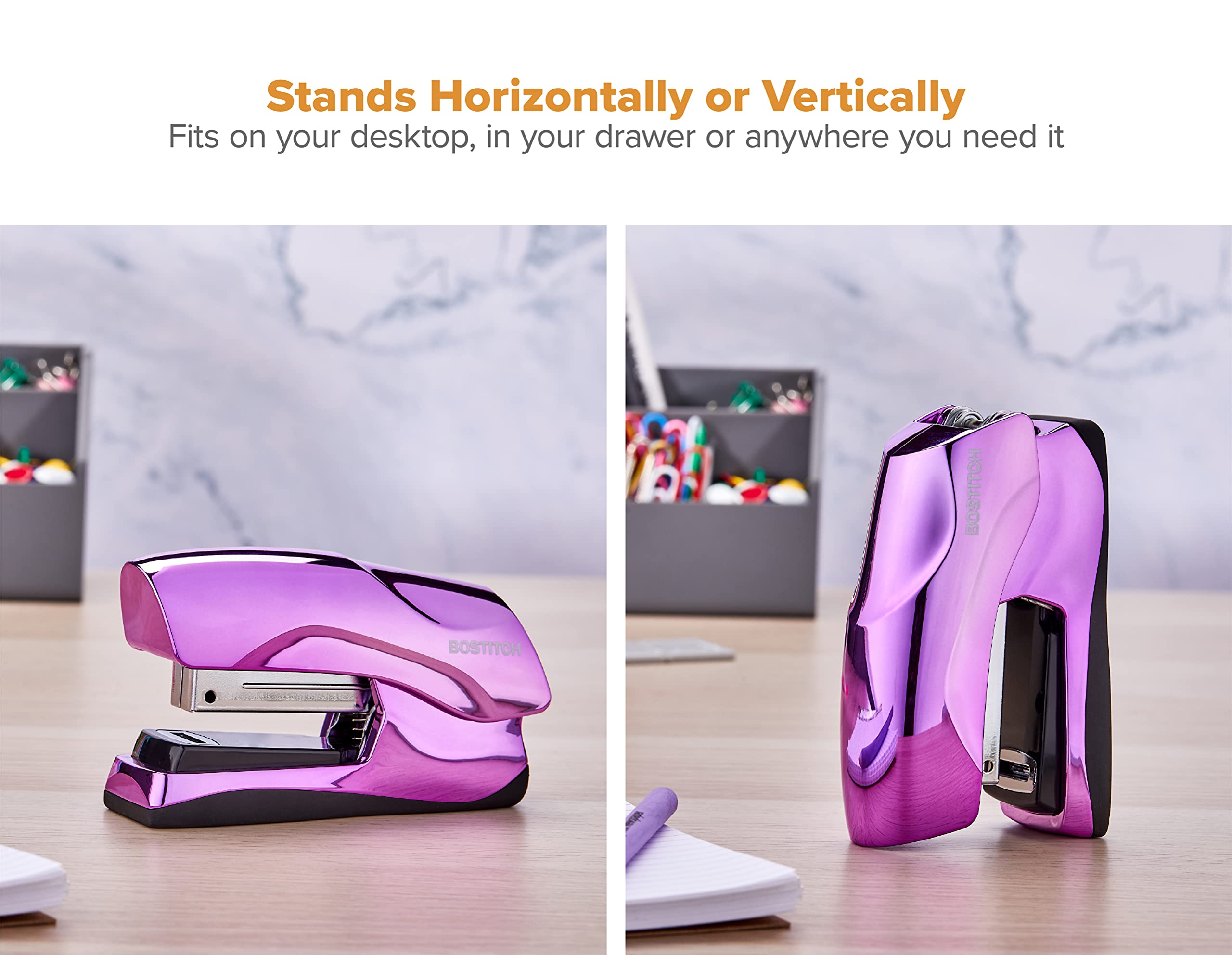 Foto 7 pulgar | Grapadora Bostitch Office Heavy Duty Con Capacidad Para 40 Hojas, Color Morado - Venta Internacional.