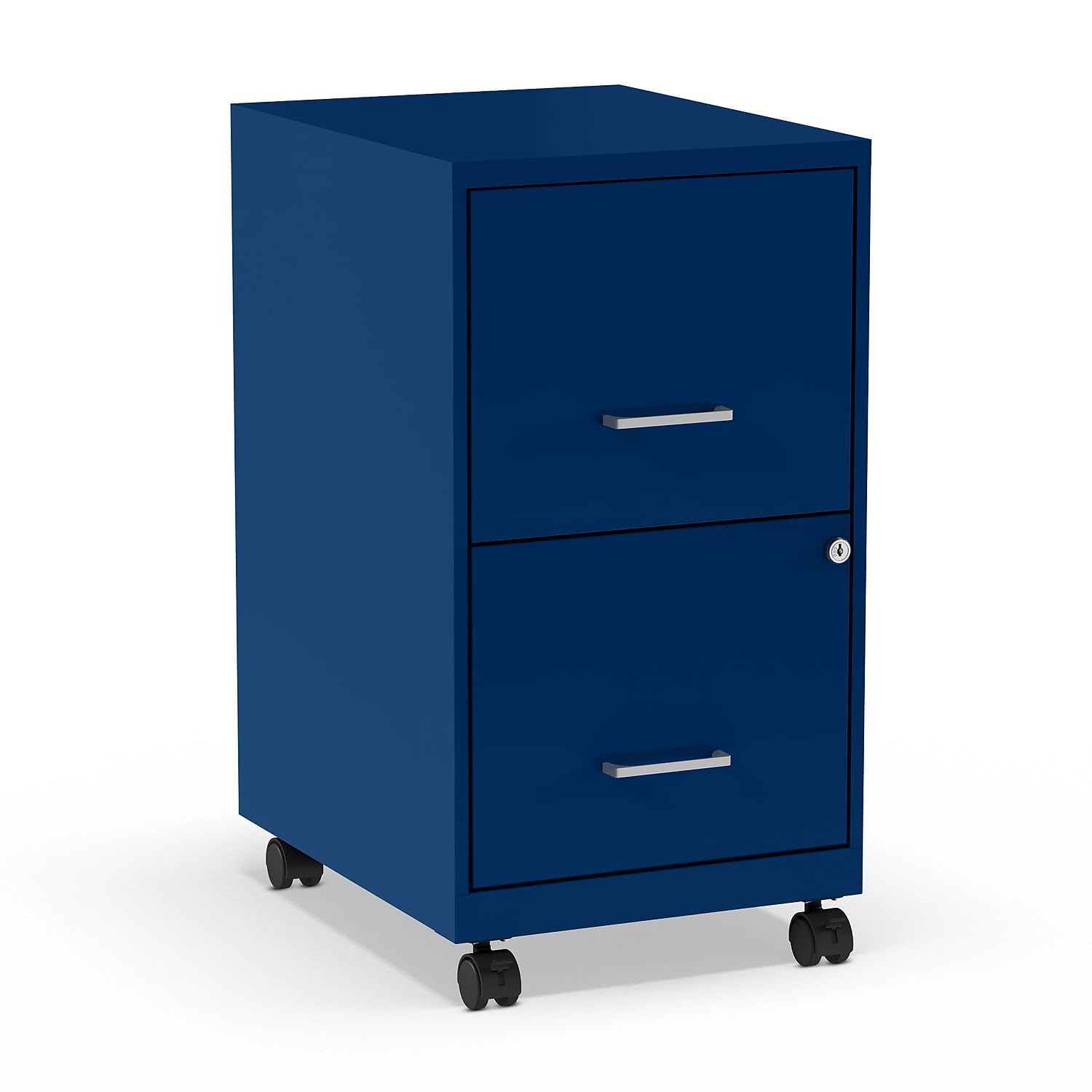 Archivador Staples Con 2 Cajones, Diseño Ligero, Letra Azul - Venta Internacional.
