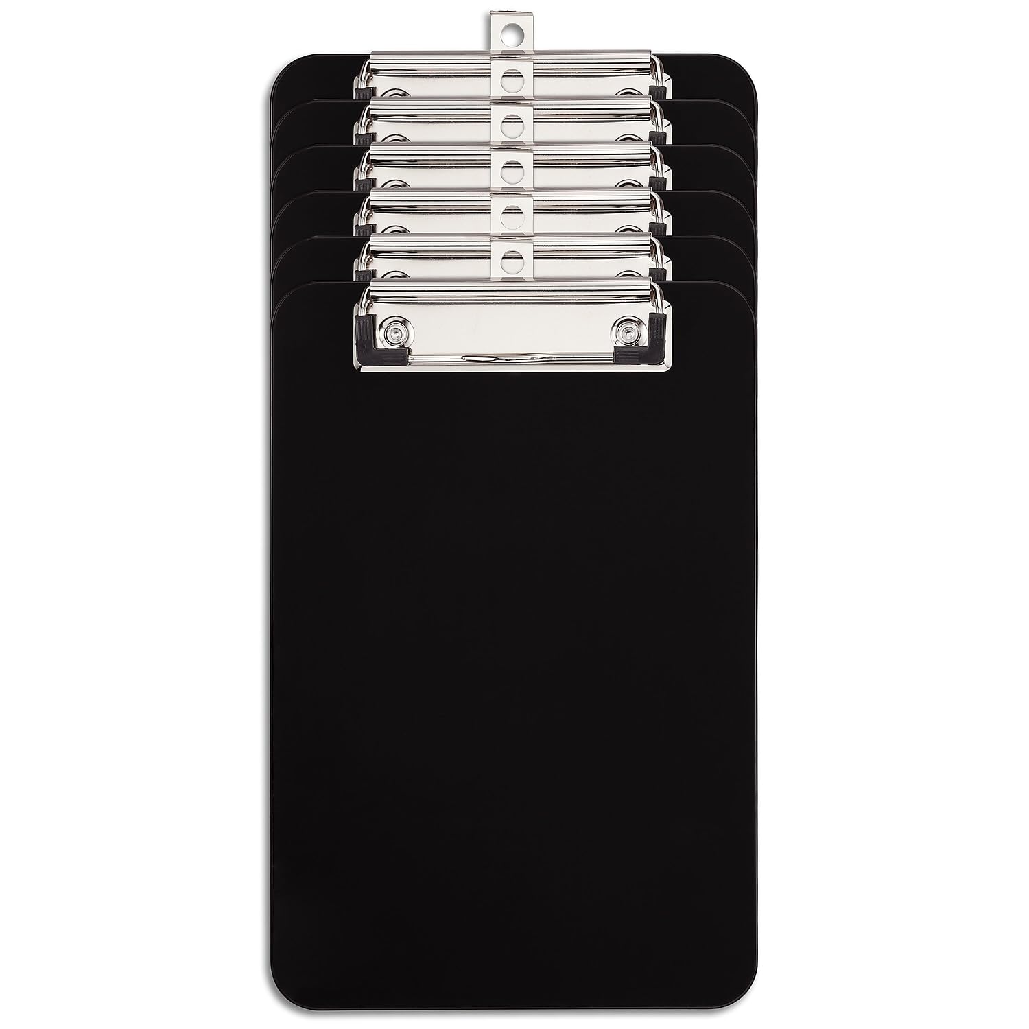 Clipboard Staples 951060, Plástico, Negro, Tamaño Carta, Paquete De 6 Unidades - Venta Internacional.