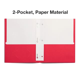 Foto 3 | Carpeta Staples 578547, Bolsillo Para Segundo Grado Escolar Con Cierres, Color Rojo - Venta Internacional.