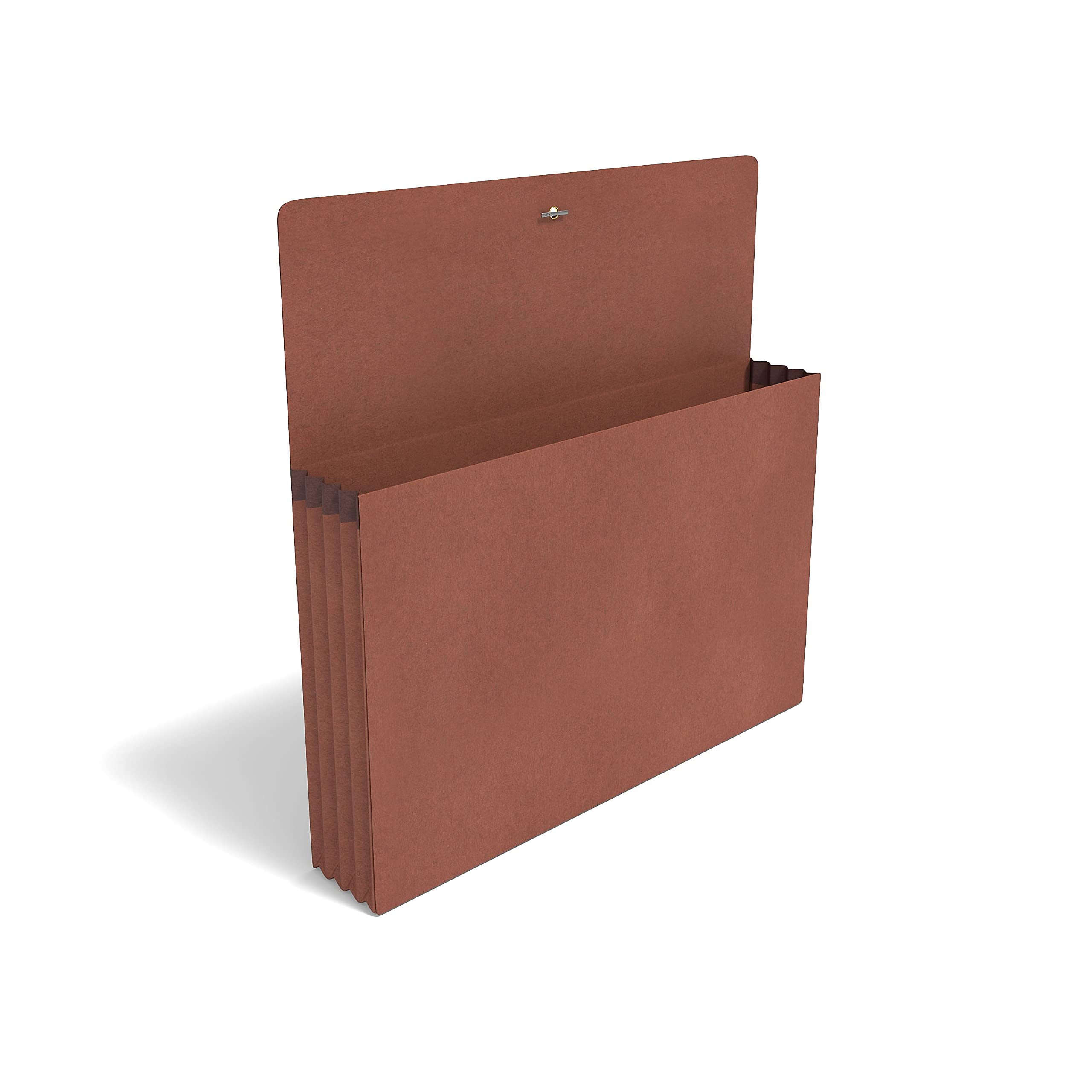 Foto 2 pulgar | Cartera Expandible Con Grapas Reforzadas, Color Marrón, Tamaño 20 Unidades - Venta Internacional.