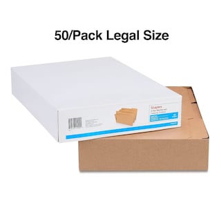 Foto 3 | Carpeta Staples, Clasificación Reforzada, Legal Kraft, 2 Cm - Venta Internacional.