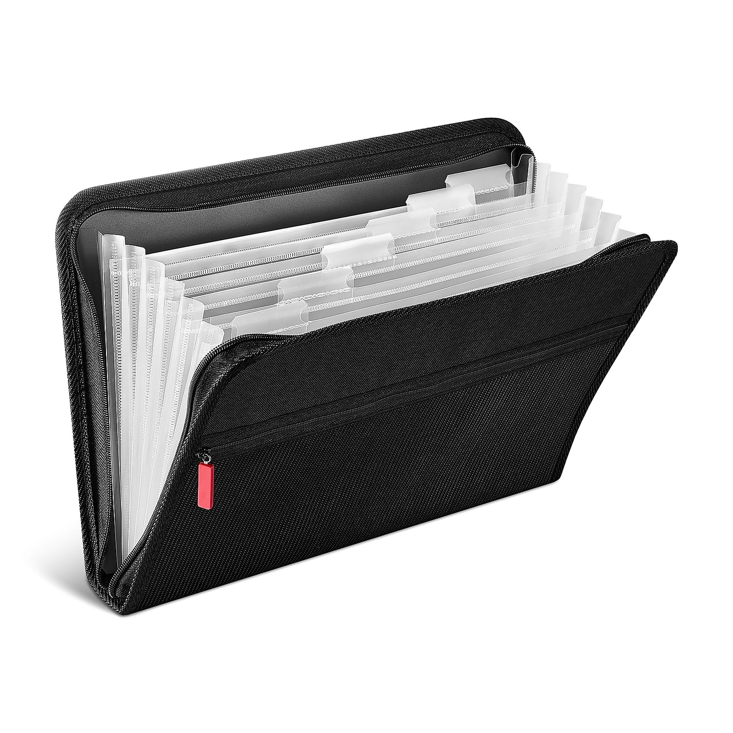 Acordion File Staples Tru Red Con 7 Bolsillos, Tamaño Carta, Color Negro - Venta Internacional.