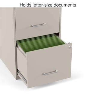 Foto 3 | Archivador Staples Con 2 Cajones, Diseño Vertical, Ligero, Con Letras - Venta Internacional.