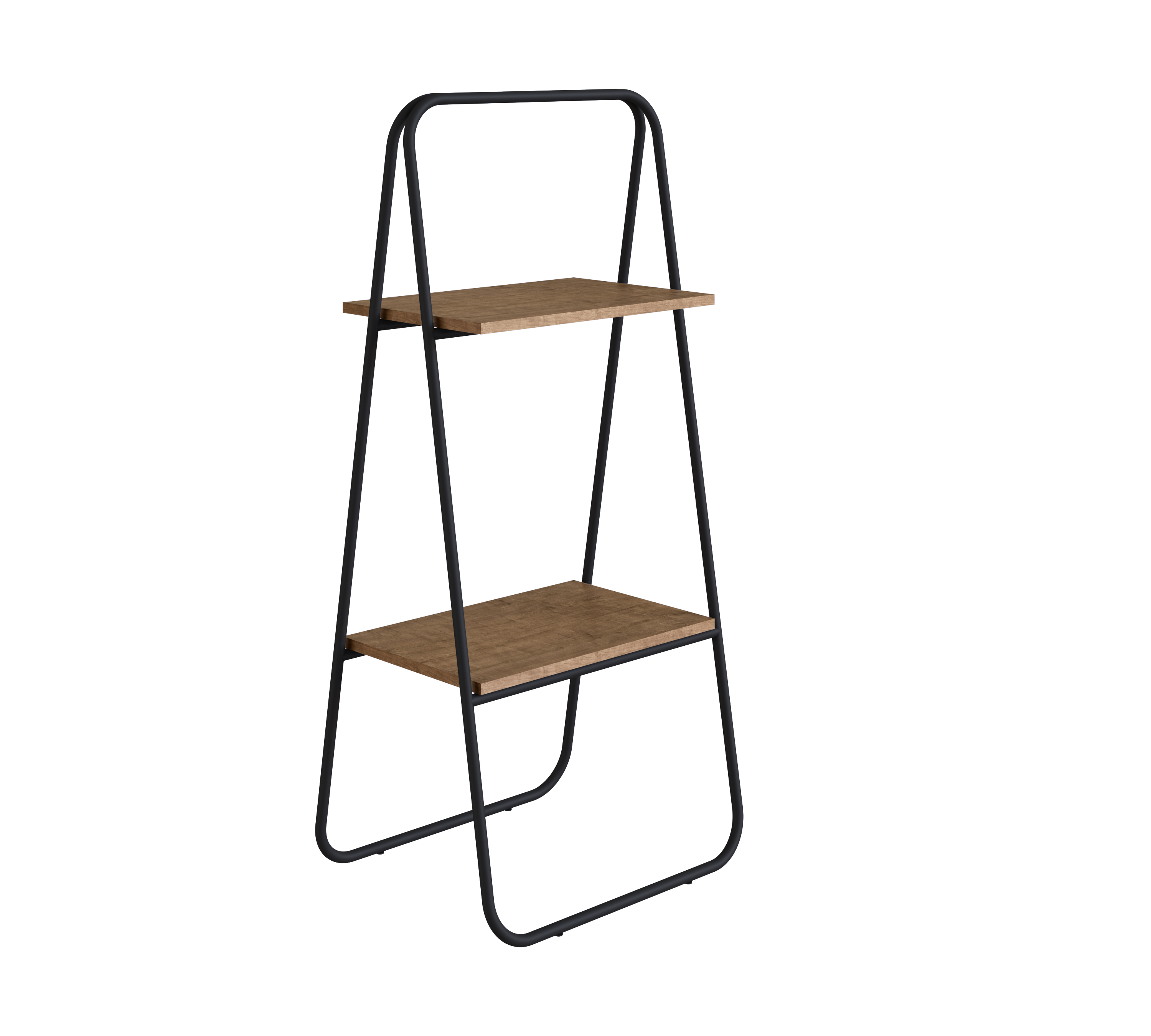 Foto 2 | Organizador Multifuncional Color Negro Y Madera Con Estructura Metálica De Acero