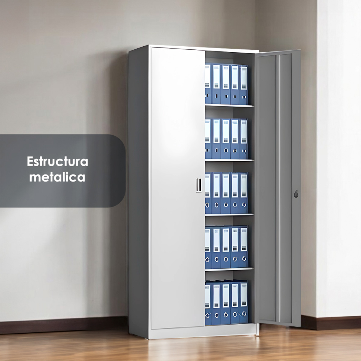 Foto 8 pulgar | Gabinete Archivero Metálico De 5 Niveles Ilios Innova