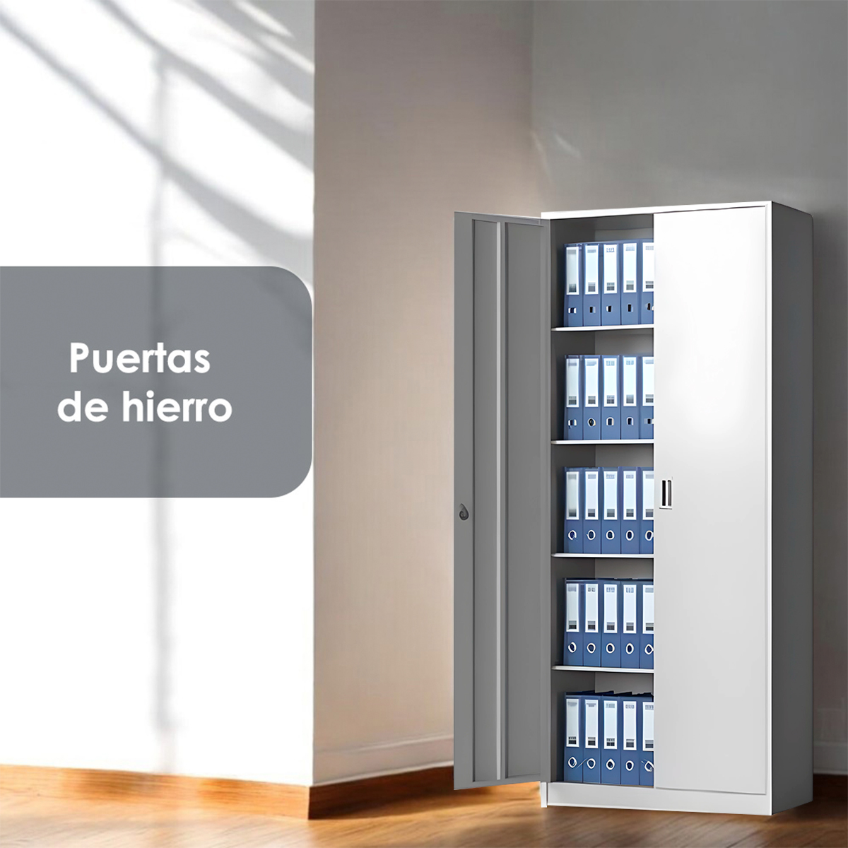 Foto 9 pulgar | Gabinete Archivero Metálico De 5 Niveles Ilios Innova