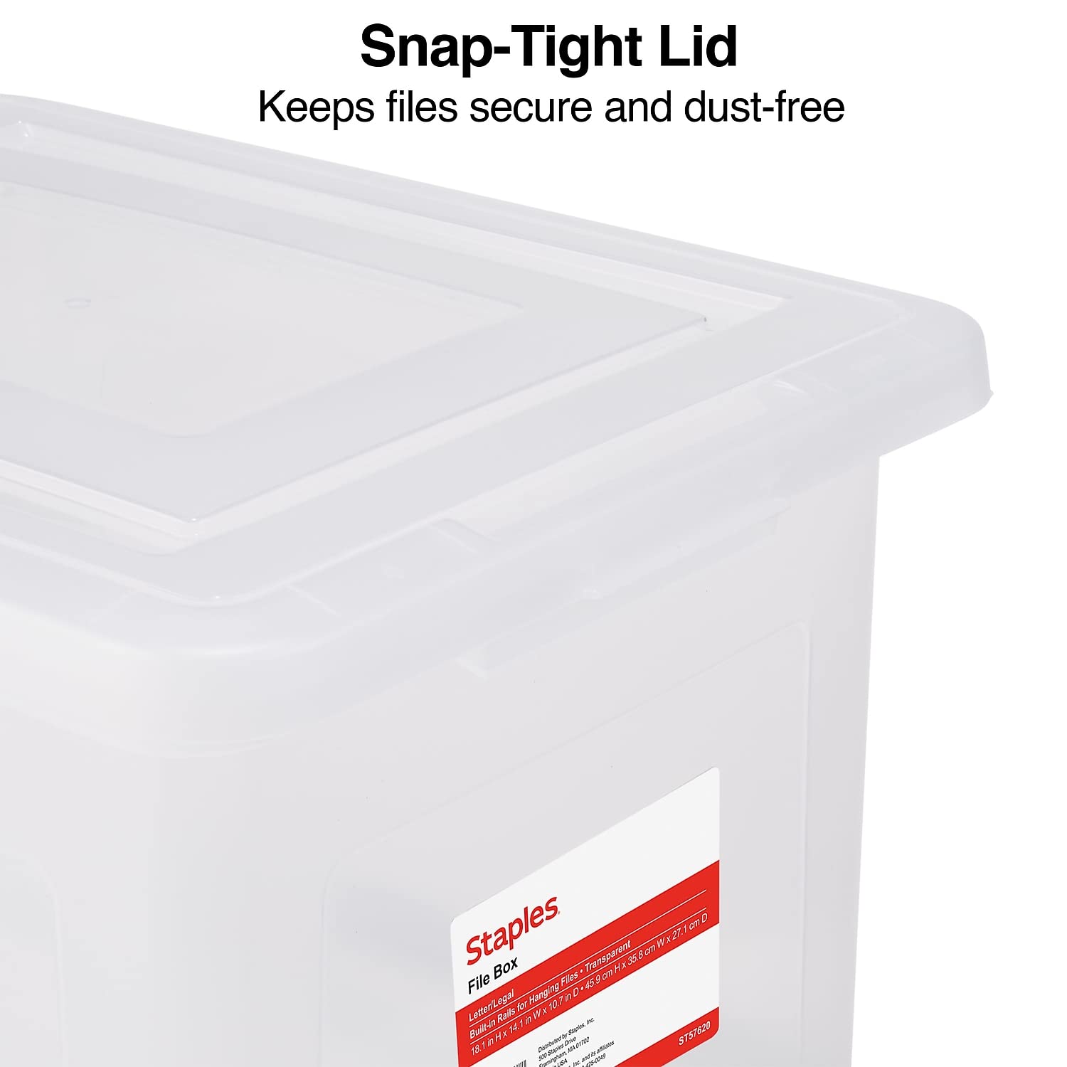 Foto 4 | Archivador Colgante Staples Transparente - Venta Internacional