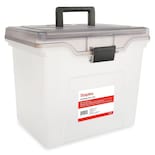 Archivador Portátil Staples St58298, Tamaño Carta, Transparente - Venta Internacional.