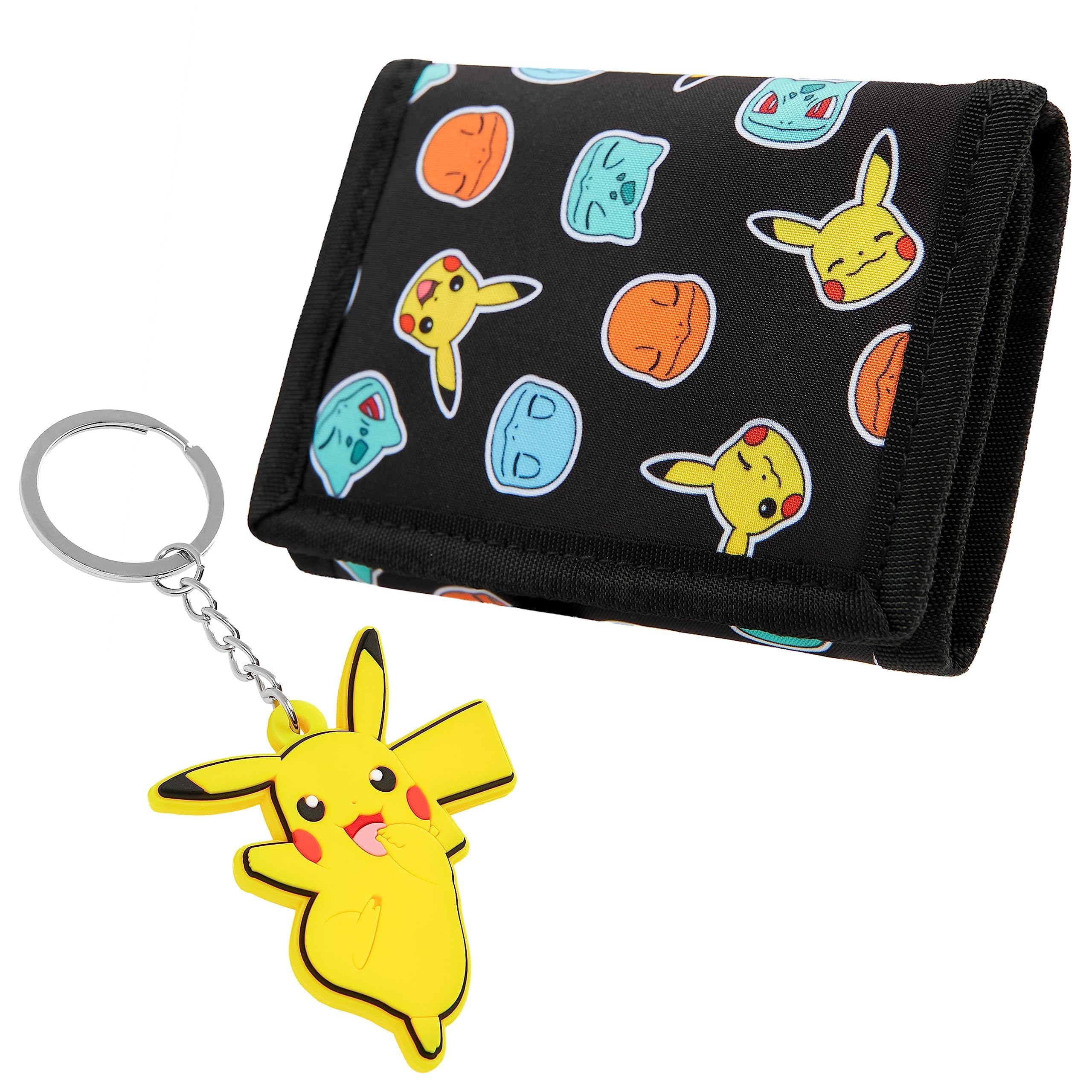 Set De Cartera Y Llavero Pokémon Trifold Para Niños - Venta Internacional.