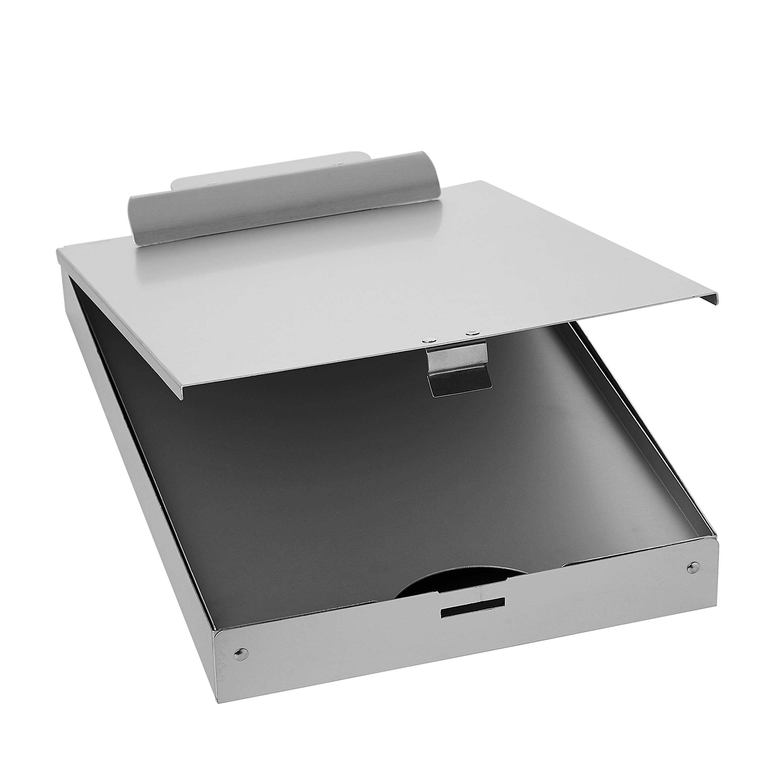 Foto 4 | Portapapeles de Almacenamiento Amazon Basics Tres Niveles Plateado - Venta Internacional