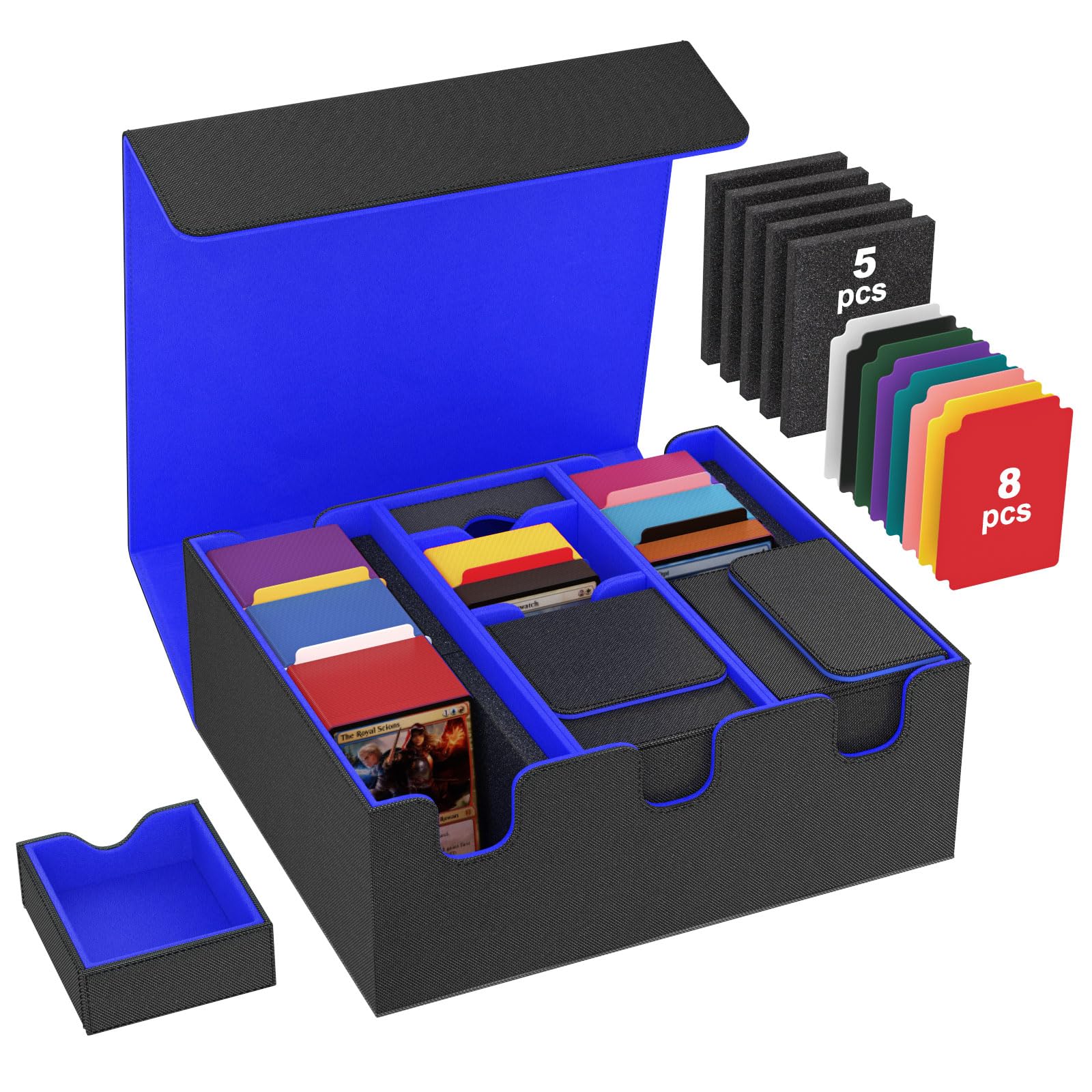 Foto 2 pulgar | Caja De Almacenamiento De Tarjetas Moko 2200+ Mtg Con Pestañas Y Almohadillas Divisorias - Venta Internacional.