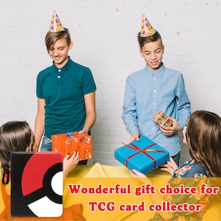 Foto 6 | Carpeta De 9 Bolsillos, Diseño Moderno Para 900 Tarjetas, Color Rojo - Venta Internacional.