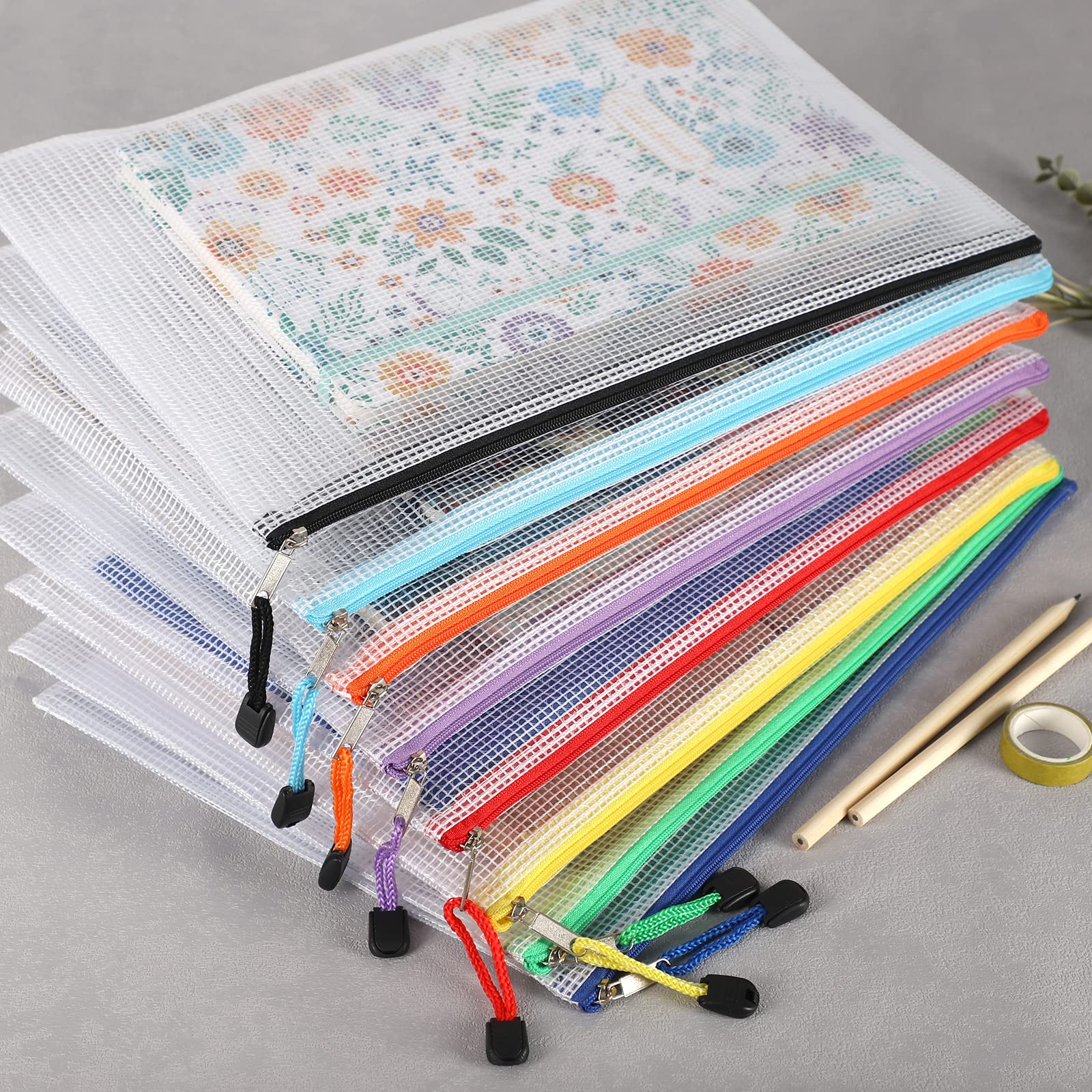 Foto 6 | Bolsas Con Cierre Eoout, Tamaño A4, Impermeables, 24 Unidades, 8 Colores - Venta Internacional.