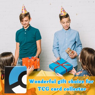 Foto 6 | Carpeta De 9 Bolsillos, Diseño Moderno Para 900 Tarjetas, Color Azul - Venta Internacional.