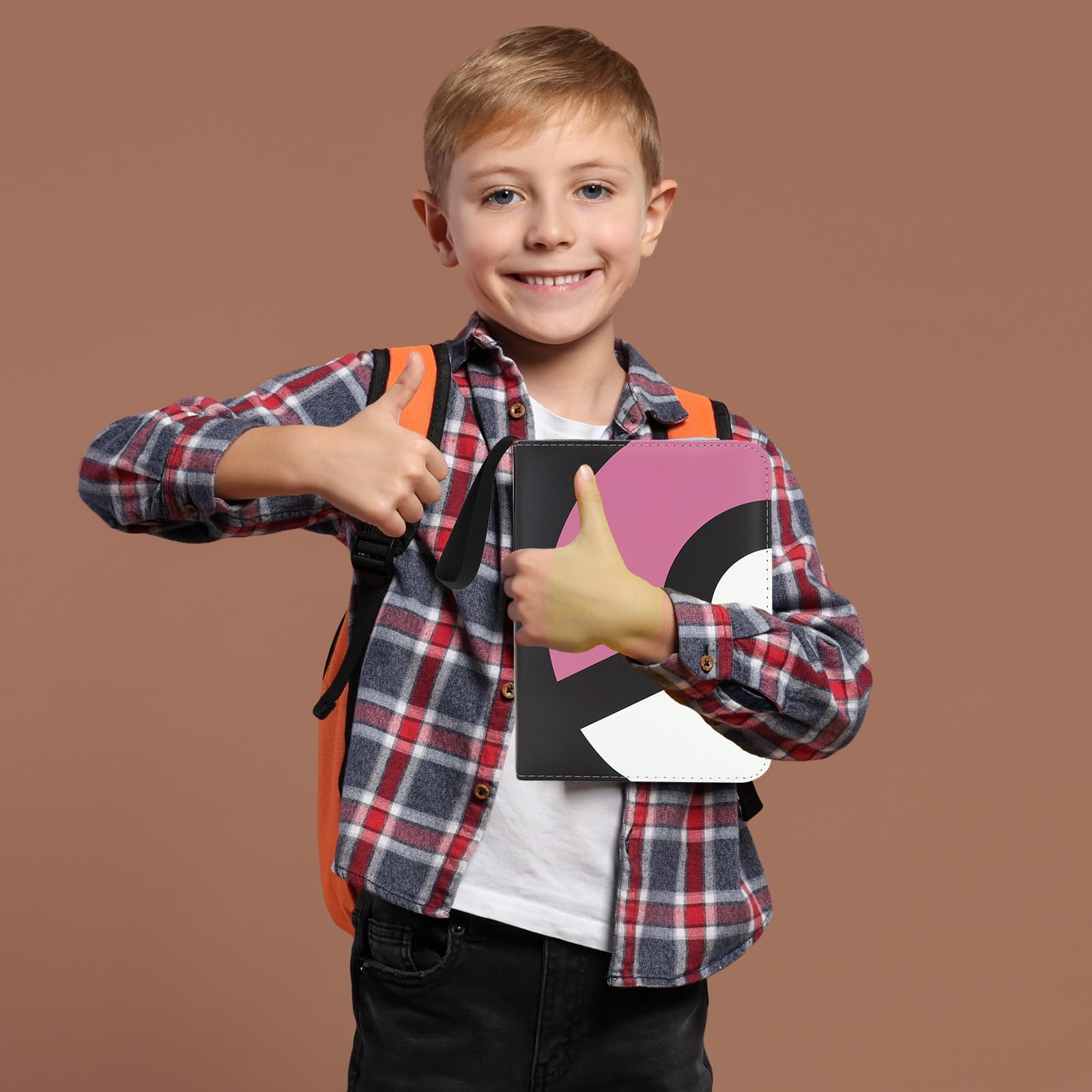 Foto 2 | Carpeta De 4 Bolsillos Con Diseño Moderno Para 400 Tarjetas, Color Rosa - Venta Internacional.
