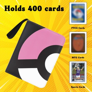 Foto 5 | Carpeta De 4 Bolsillos Con Diseño Moderno Para 400 Tarjetas, Color Rosa - Venta Internacional.