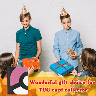 Foto 6 | Carpeta De 4 Bolsillos Con Diseño Moderno Para 400 Tarjetas, Color Rosa - Venta Internacional.