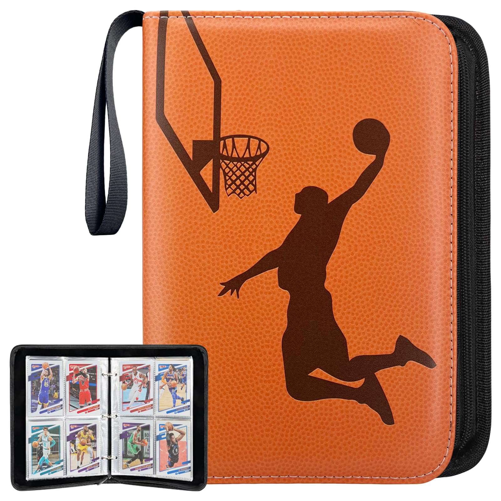 Foto 2 pulgar | Carpeta De Baloncesto Con 4 Bolsillos, 400 Tarjetas, Impermeable - Venta Internacional.