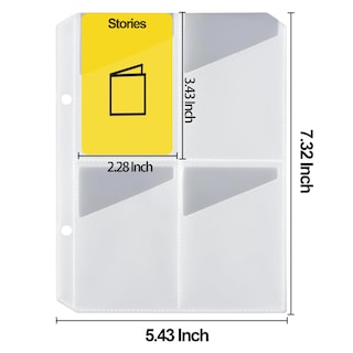 Foto 2 | Funda De Tarjeta Con 4 Bolsillos Para Tarjetero Yoto, Paquete De 30 - Venta Internacional.
