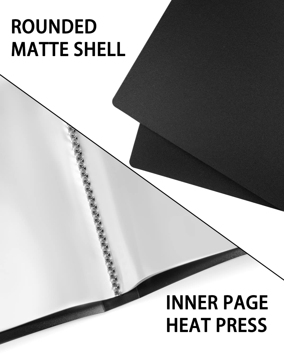 Foto 7 pulgar | Binder Dynta, Paquete De 4 Unidades Con Funda De Plástico, A4, 30 Bolsillos, Color Negro - Venta Internacional.